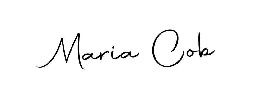 Create a beautiful signature design for name Maria Cob. With this signature (Autography-DOLnW) fonts, you can make a handwritten signature for free. Maria Cob signature style 10 images and pictures png