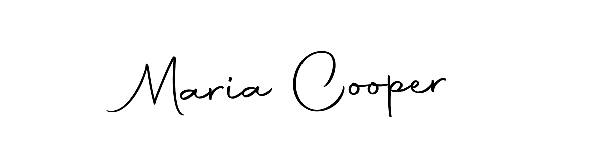 Maria Cooper stylish signature style. Best Handwritten Sign (Autography-DOLnW) for my name. Handwritten Signature Collection Ideas for my name Maria Cooper. Maria Cooper signature style 10 images and pictures png