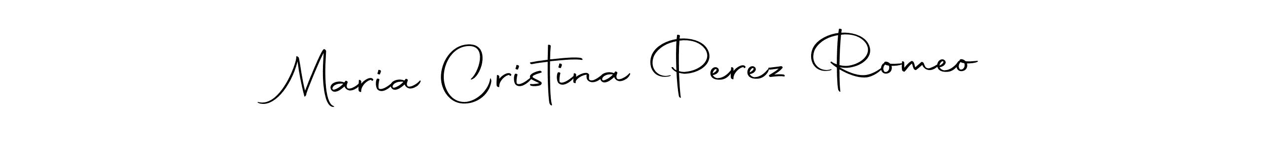 Also we have Maria Cristina Perez Romeo name is the best signature style. Create professional handwritten signature collection using Autography-DOLnW autograph style. Maria Cristina Perez Romeo signature style 10 images and pictures png