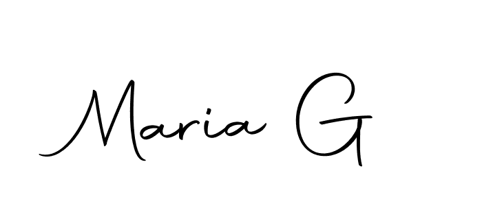 You should practise on your own different ways (Autography-DOLnW) to write your name (Maria G) in signature. don't let someone else do it for you. Maria G signature style 10 images and pictures png
