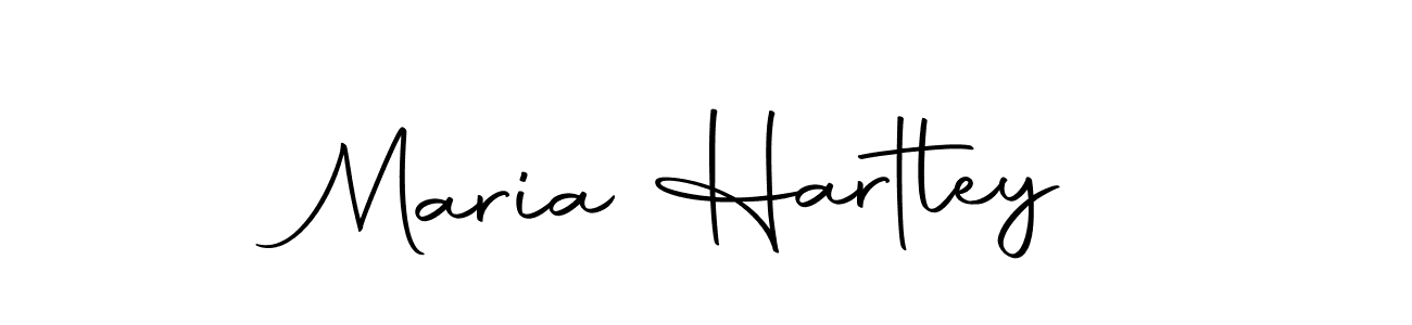 Make a beautiful signature design for name Maria Hartley. With this signature (Autography-DOLnW) style, you can create a handwritten signature for free. Maria Hartley signature style 10 images and pictures png
