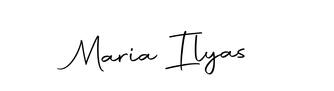 if you are searching for the best signature style for your name Maria Ilyas. so please give up your signature search. here we have designed multiple signature styles  using Autography-DOLnW. Maria Ilyas signature style 10 images and pictures png
