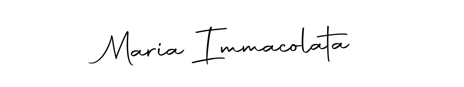 Also we have Maria Immacolata name is the best signature style. Create professional handwritten signature collection using Autography-DOLnW autograph style. Maria Immacolata signature style 10 images and pictures png