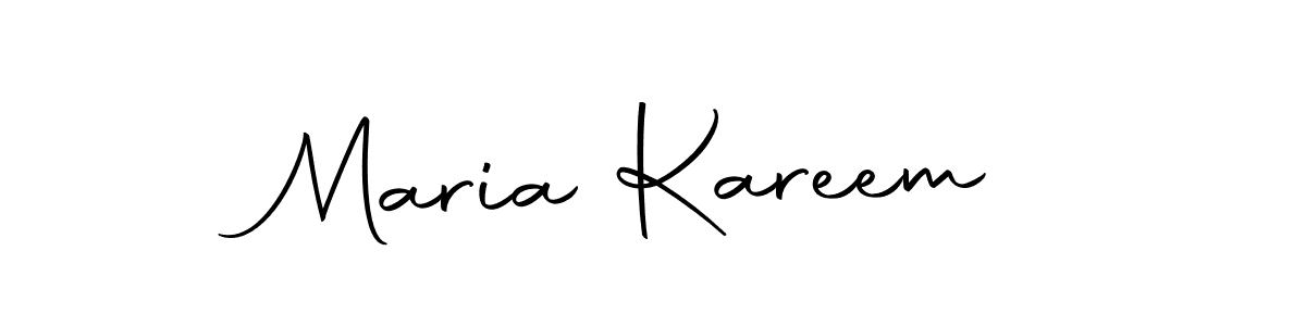 Make a short Maria Kareem signature style. Manage your documents anywhere anytime using Autography-DOLnW. Create and add eSignatures, submit forms, share and send files easily. Maria Kareem signature style 10 images and pictures png
