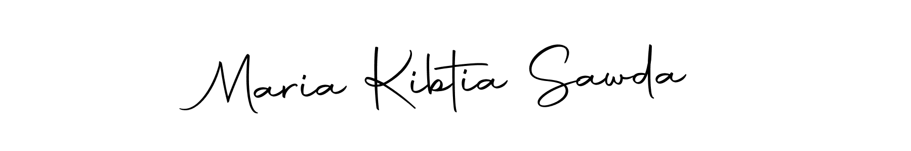 Make a beautiful signature design for name Maria Kibtia Sawda. With this signature (Autography-DOLnW) style, you can create a handwritten signature for free. Maria Kibtia Sawda signature style 10 images and pictures png