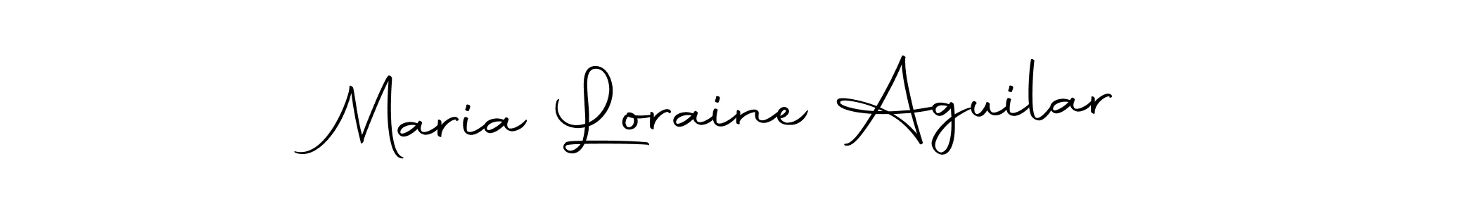 Use a signature maker to create a handwritten signature online. With this signature software, you can design (Autography-DOLnW) your own signature for name Maria Loraine Aguilar. Maria Loraine Aguilar signature style 10 images and pictures png