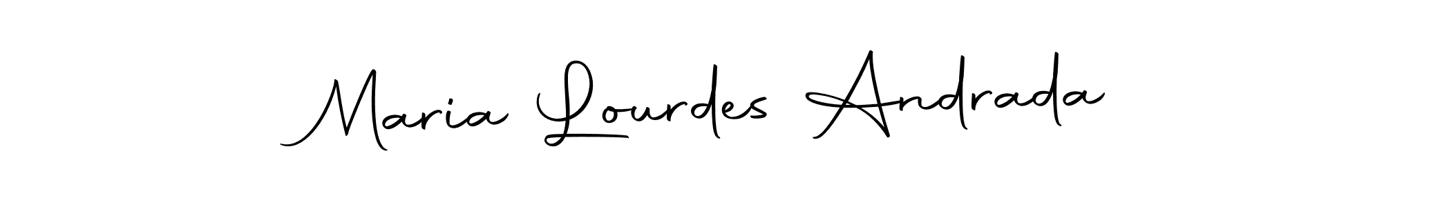 It looks lik you need a new signature style for name Maria Lourdes Andrada. Design unique handwritten (Autography-DOLnW) signature with our free signature maker in just a few clicks. Maria Lourdes Andrada signature style 10 images and pictures png