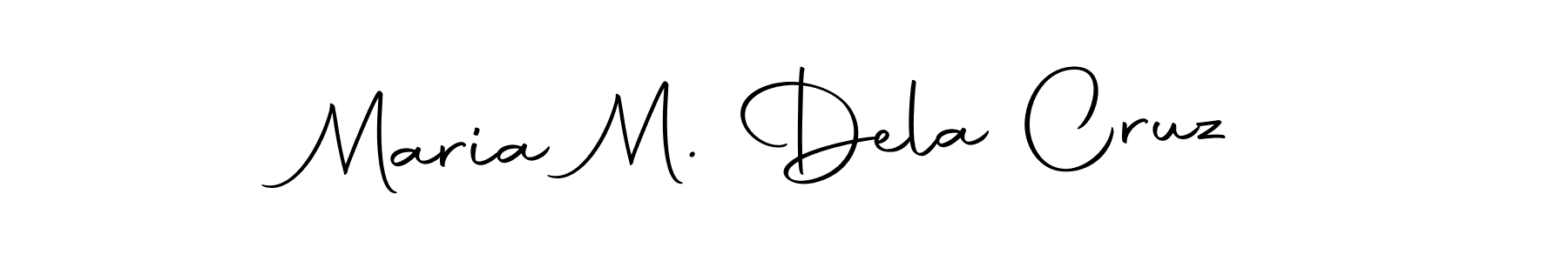 The best way (Autography-DOLnW) to make a short signature is to pick only two or three words in your name. The name Maria M. Dela Cruz include a total of six letters. For converting this name. Maria M. Dela Cruz signature style 10 images and pictures png