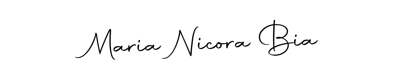 You should practise on your own different ways (Autography-DOLnW) to write your name (Maria Nicora Bia) in signature. don't let someone else do it for you. Maria Nicora Bia signature style 10 images and pictures png