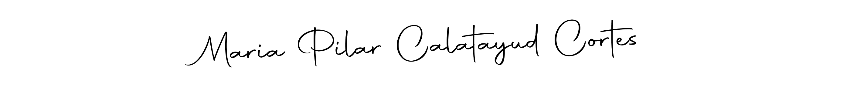Also we have Maria Pilar Calatayud Cortes name is the best signature style. Create professional handwritten signature collection using Autography-DOLnW autograph style. Maria Pilar Calatayud Cortes signature style 10 images and pictures png
