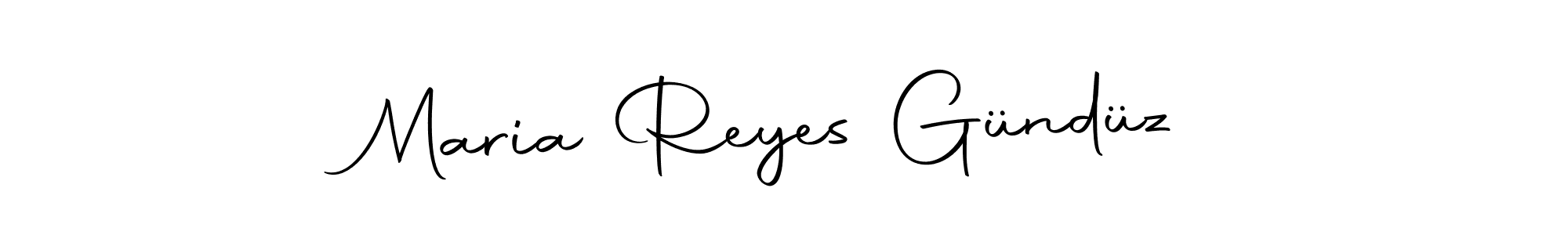 It looks lik you need a new signature style for name Maria Reyes Gündüz. Design unique handwritten (Autography-DOLnW) signature with our free signature maker in just a few clicks. Maria Reyes Gündüz signature style 10 images and pictures png