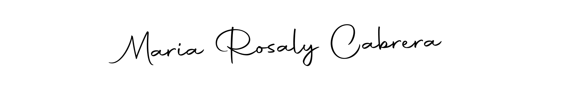 Create a beautiful signature design for name Maria Rosaly Cabrera. With this signature (Autography-DOLnW) fonts, you can make a handwritten signature for free. Maria Rosaly Cabrera signature style 10 images and pictures png