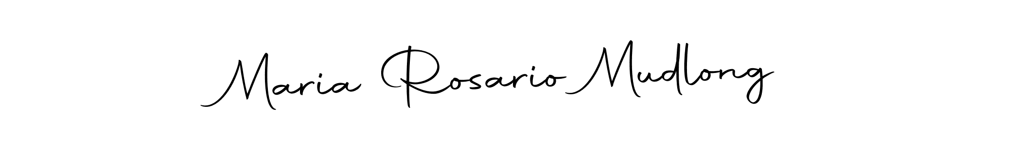 How to make Maria Rosario Mudlong signature? Autography-DOLnW is a professional autograph style. Create handwritten signature for Maria Rosario Mudlong name. Maria Rosario Mudlong signature style 10 images and pictures png