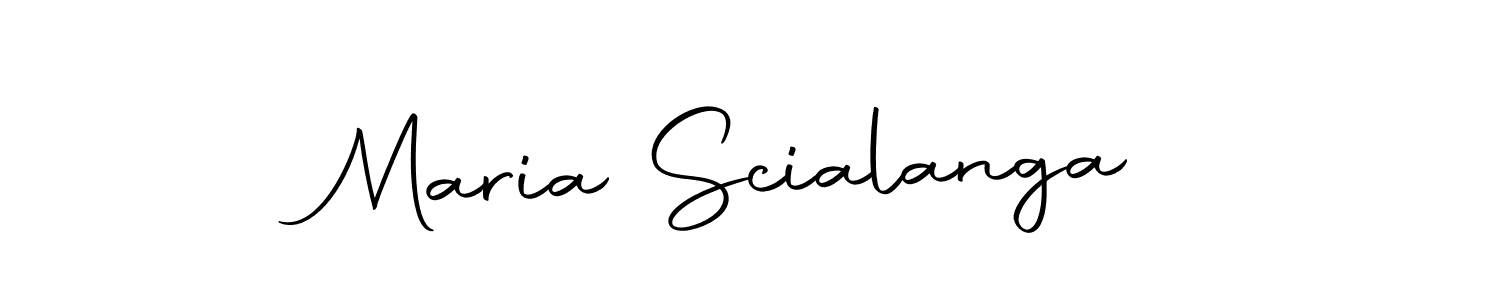 Create a beautiful signature design for name Maria Scialanga. With this signature (Autography-DOLnW) fonts, you can make a handwritten signature for free. Maria Scialanga signature style 10 images and pictures png