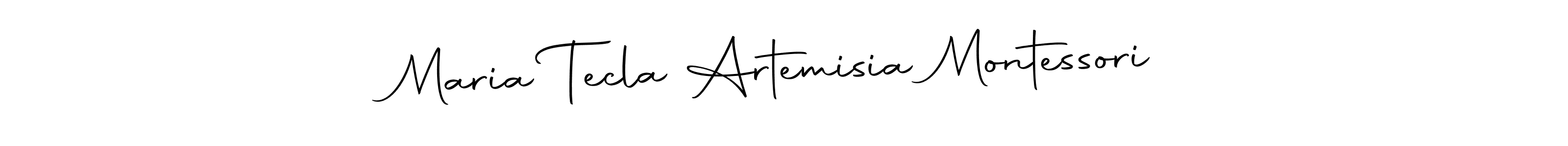 Similarly Autography-DOLnW is the best handwritten signature design. Signature creator online .You can use it as an online autograph creator for name Maria Tecla Artemisia Montessori. Maria Tecla Artemisia Montessori signature style 10 images and pictures png