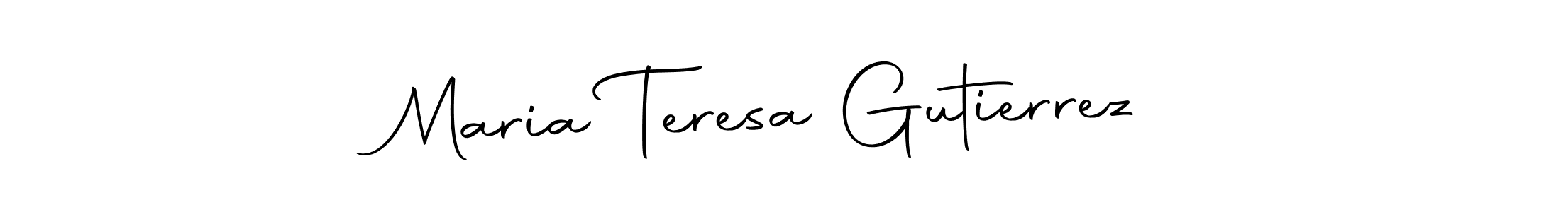 How to make Maria Teresa Gutierrez signature? Autography-DOLnW is a professional autograph style. Create handwritten signature for Maria Teresa Gutierrez name. Maria Teresa Gutierrez signature style 10 images and pictures png