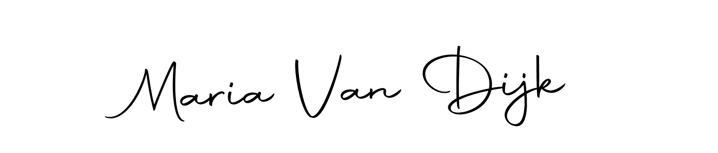 Maria Van Dijk stylish signature style. Best Handwritten Sign (Autography-DOLnW) for my name. Handwritten Signature Collection Ideas for my name Maria Van Dijk. Maria Van Dijk signature style 10 images and pictures png