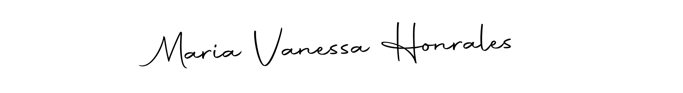 How to make Maria Vanessa Honrales name signature. Use Autography-DOLnW style for creating short signs online. This is the latest handwritten sign. Maria Vanessa Honrales signature style 10 images and pictures png