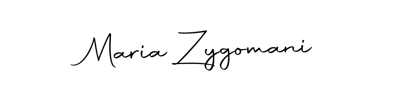 How to make Maria Zygomani name signature. Use Autography-DOLnW style for creating short signs online. This is the latest handwritten sign. Maria Zygomani signature style 10 images and pictures png