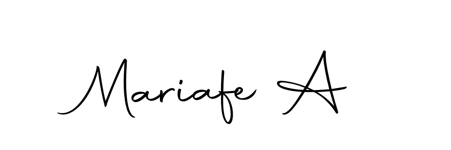 Also You can easily find your signature by using the search form. We will create Mariafe A name handwritten signature images for you free of cost using Autography-DOLnW sign style. Mariafe A signature style 10 images and pictures png