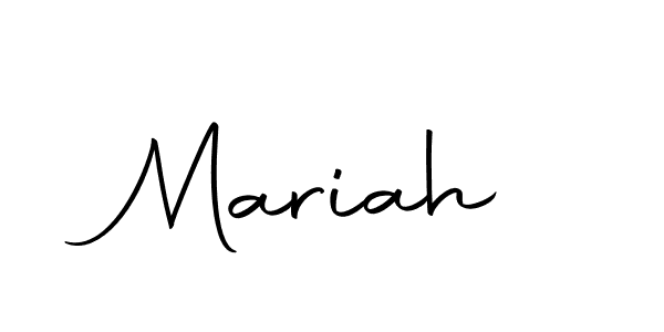 Create a beautiful signature design for name Mariah. With this signature (Autography-DOLnW) fonts, you can make a handwritten signature for free. Mariah signature style 10 images and pictures png