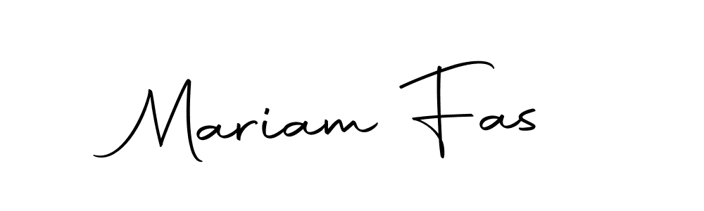 Use a signature maker to create a handwritten signature online. With this signature software, you can design (Autography-DOLnW) your own signature for name Mariam Fas. Mariam Fas signature style 10 images and pictures png