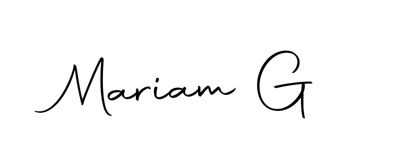 Make a short Mariam G signature style. Manage your documents anywhere anytime using Autography-DOLnW. Create and add eSignatures, submit forms, share and send files easily. Mariam G signature style 10 images and pictures png