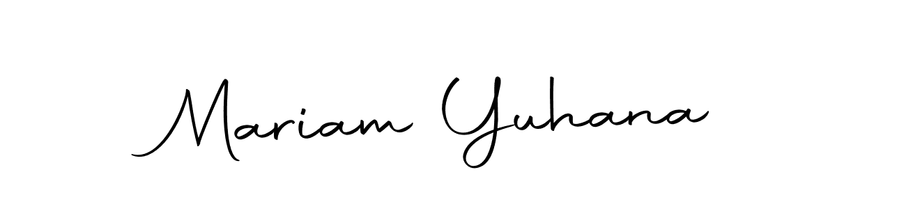 Make a beautiful signature design for name Mariam Yuhana. Use this online signature maker to create a handwritten signature for free. Mariam Yuhana signature style 10 images and pictures png
