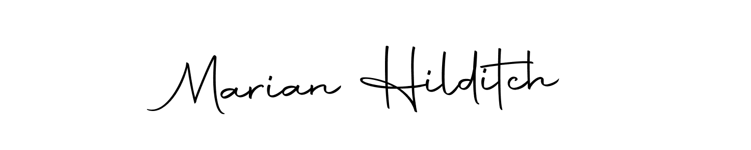 Design your own signature with our free online signature maker. With this signature software, you can create a handwritten (Autography-DOLnW) signature for name Marian Hilditch. Marian Hilditch signature style 10 images and pictures png