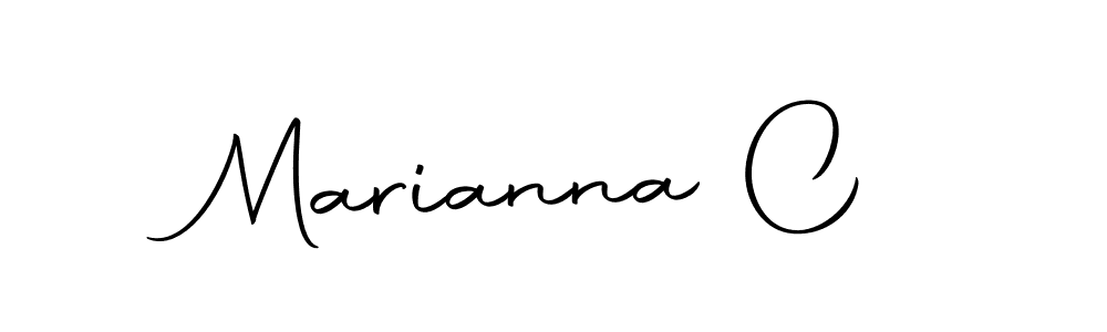 It looks lik you need a new signature style for name Marianna C. Design unique handwritten (Autography-DOLnW) signature with our free signature maker in just a few clicks. Marianna C signature style 10 images and pictures png