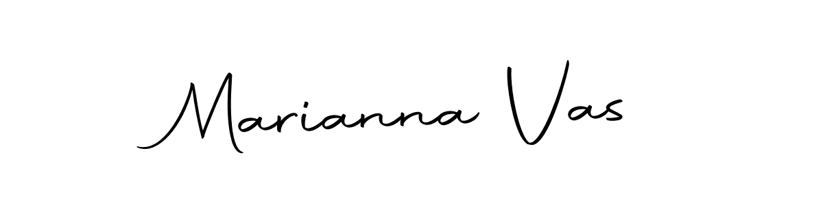 Design your own signature with our free online signature maker. With this signature software, you can create a handwritten (Autography-DOLnW) signature for name Marianna Vas. Marianna Vas signature style 10 images and pictures png