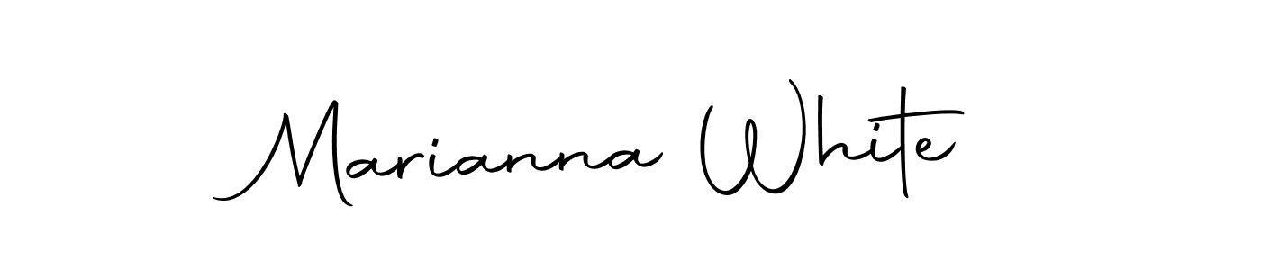 Make a beautiful signature design for name Marianna White. Use this online signature maker to create a handwritten signature for free. Marianna White signature style 10 images and pictures png