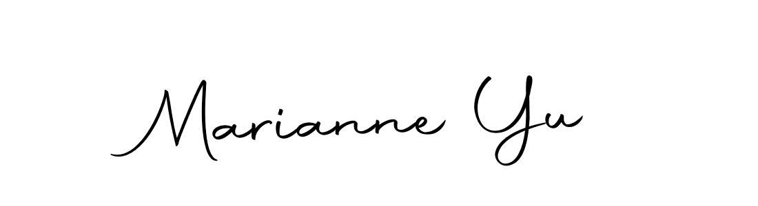 Make a beautiful signature design for name Marianne Yu. Use this online signature maker to create a handwritten signature for free. Marianne Yu signature style 10 images and pictures png