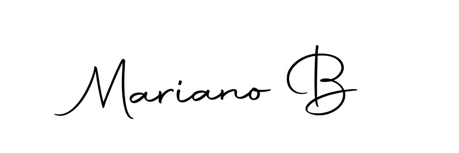 Autography-DOLnW is a professional signature style that is perfect for those who want to add a touch of class to their signature. It is also a great choice for those who want to make their signature more unique. Get Mariano B name to fancy signature for free. Mariano B signature style 10 images and pictures png