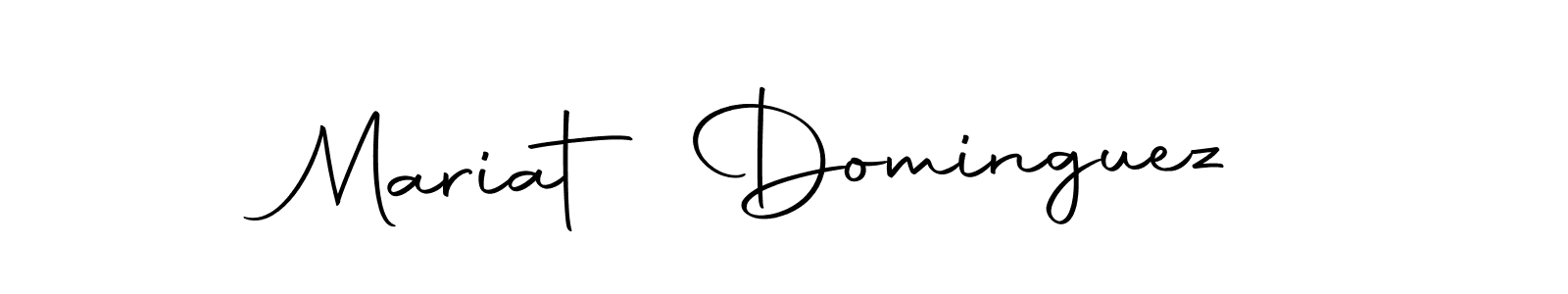 Mariat Dominguez stylish signature style. Best Handwritten Sign (Autography-DOLnW) for my name. Handwritten Signature Collection Ideas for my name Mariat Dominguez. Mariat Dominguez signature style 10 images and pictures png