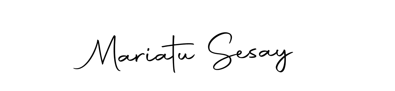 Make a short Mariatu Sesay signature style. Manage your documents anywhere anytime using Autography-DOLnW. Create and add eSignatures, submit forms, share and send files easily. Mariatu Sesay signature style 10 images and pictures png