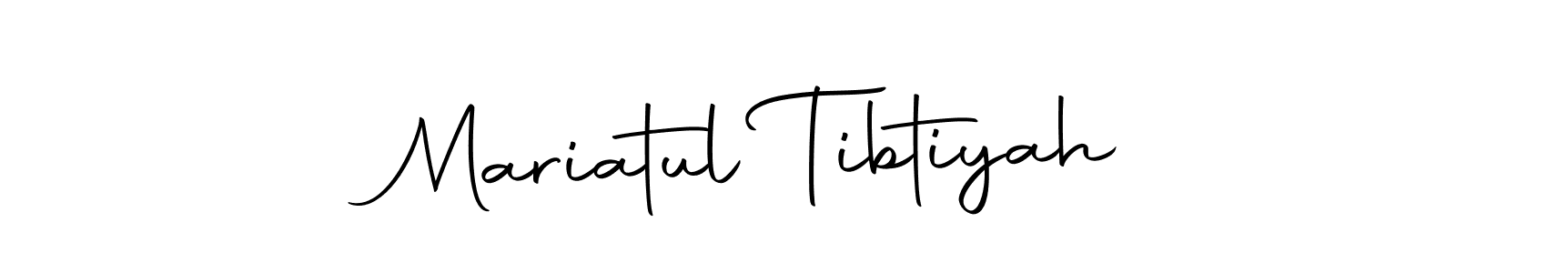 Once you've used our free online signature maker to create your best signature Autography-DOLnW style, it's time to enjoy all of the benefits that Mariatul Tibtiyah name signing documents. Mariatul Tibtiyah signature style 10 images and pictures png