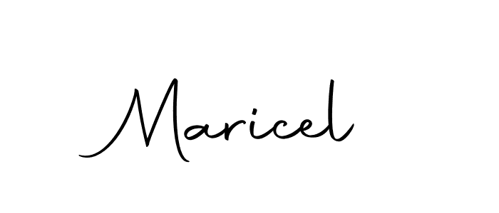 The best way (Autography-DOLnW) to make a short signature is to pick only two or three words in your name. The name Maricel include a total of six letters. For converting this name. Maricel signature style 10 images and pictures png