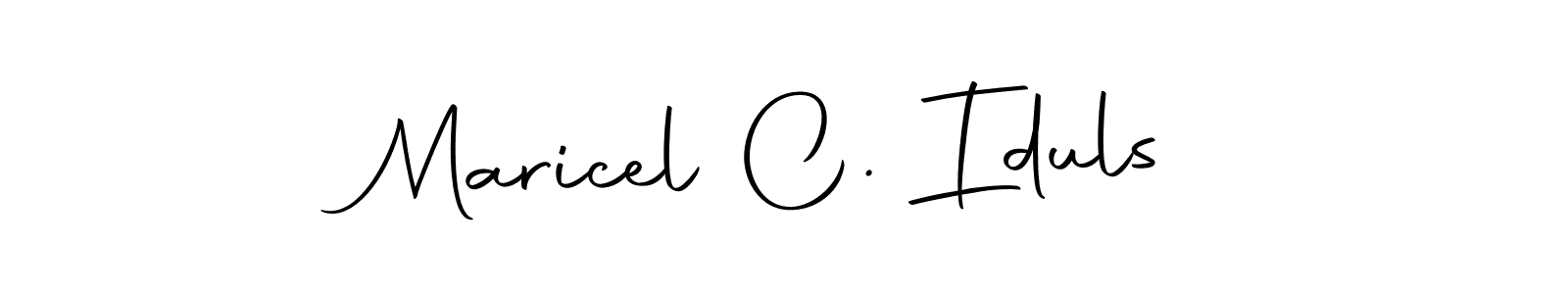 This is the best signature style for the Maricel C. Iduls name. Also you like these signature font (Autography-DOLnW). Mix name signature. Maricel C. Iduls signature style 10 images and pictures png