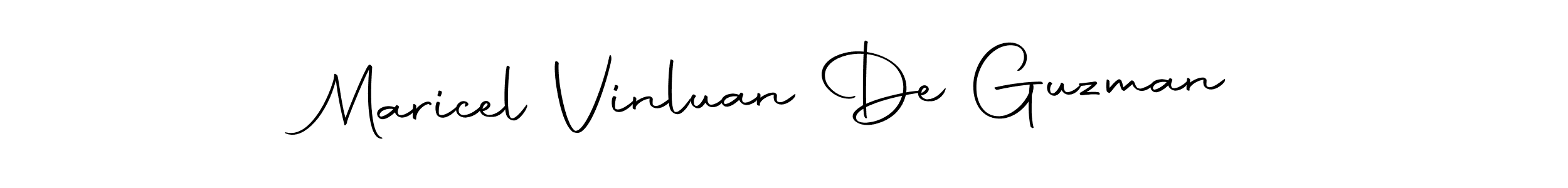This is the best signature style for the Maricel Vinluan De Guzman name. Also you like these signature font (Autography-DOLnW). Mix name signature. Maricel Vinluan De Guzman signature style 10 images and pictures png