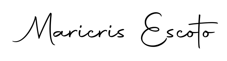 Create your official email sign-off with Maricris Escoto name in Autography-DOLnW style. Crisp, clean, and perfectly legible across all screens. Maricris Escoto signature style 10 images and pictures png