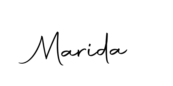 You should practise on your own different ways (Autography-DOLnW) to write your name (Marida) in signature. don't let someone else do it for you. Marida signature style 10 images and pictures png