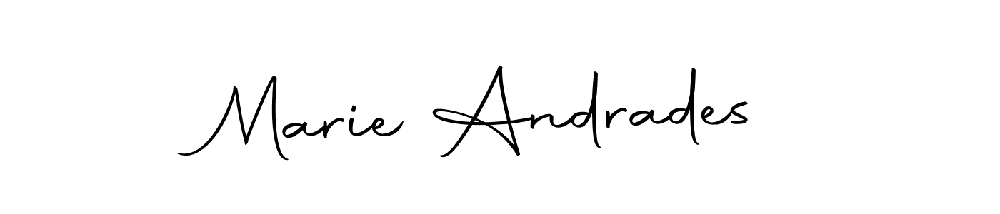 You should practise on your own different ways (Autography-DOLnW) to write your name (Marie Andrades) in signature. don't let someone else do it for you. Marie Andrades signature style 10 images and pictures png