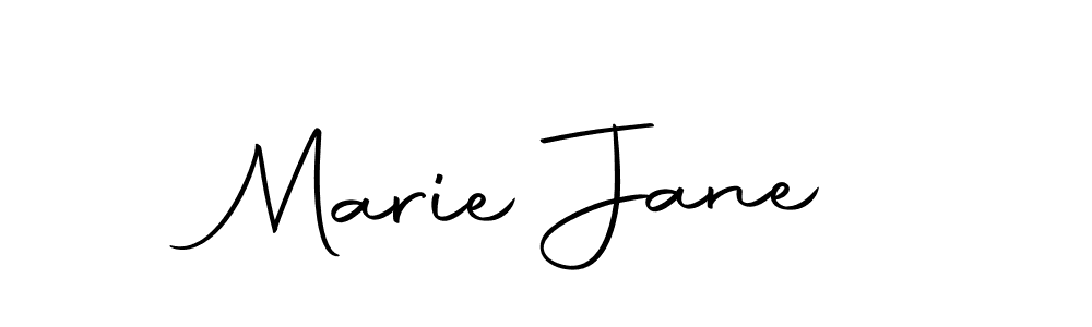 The best way (Autography-DOLnW) to make a short signature is to pick only two or three words in your name. The name Marie Jane include a total of six letters. For converting this name. Marie Jane signature style 10 images and pictures png