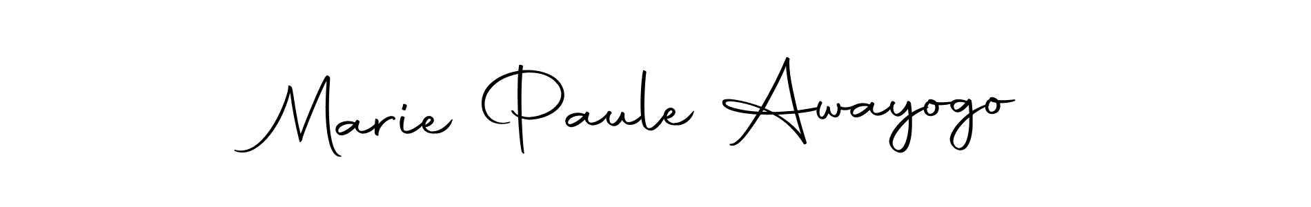 Make a short Marie Paule Awayogo signature style. Manage your documents anywhere anytime using Autography-DOLnW. Create and add eSignatures, submit forms, share and send files easily. Marie Paule Awayogo signature style 10 images and pictures png