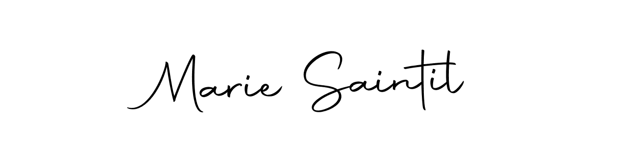 Create a beautiful signature design for name Marie Saintil. With this signature (Autography-DOLnW) fonts, you can make a handwritten signature for free. Marie Saintil signature style 10 images and pictures png