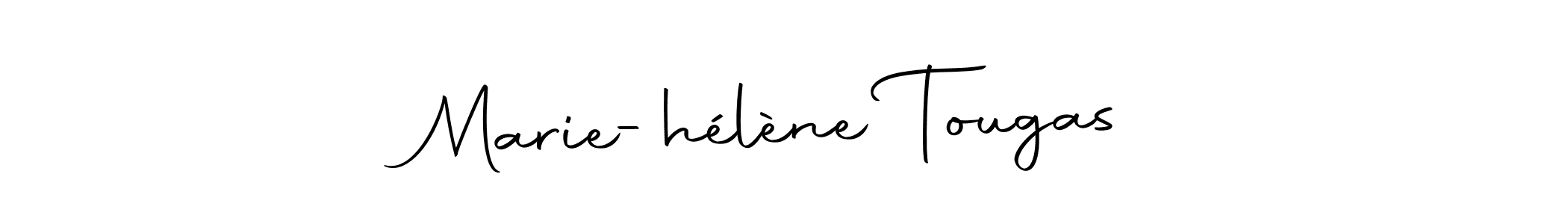 How to make Marie-hélène Tougas name signature. Use Autography-DOLnW style for creating short signs online. This is the latest handwritten sign. Marie-hélène Tougas signature style 10 images and pictures png