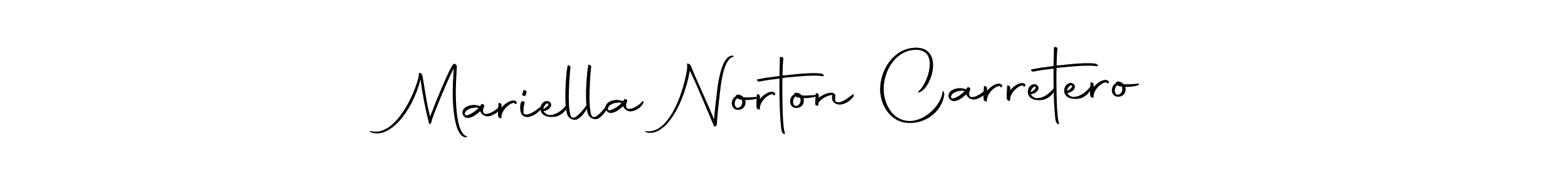 How to make Mariella Norton Carretero signature? Autography-DOLnW is a professional autograph style. Create handwritten signature for Mariella Norton Carretero name. Mariella Norton Carretero signature style 10 images and pictures png