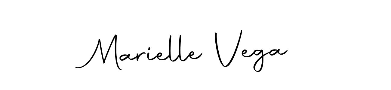 Create a beautiful signature design for name Marielle Vega. With this signature (Autography-DOLnW) fonts, you can make a handwritten signature for free. Marielle Vega signature style 10 images and pictures png