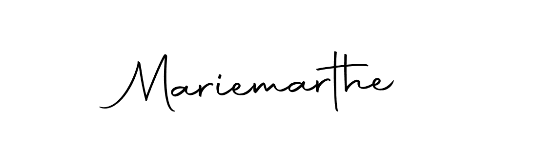 Use a signature maker to create a handwritten signature online. With this signature software, you can design (Autography-DOLnW) your own signature for name Mariemarthe. Mariemarthe signature style 10 images and pictures png